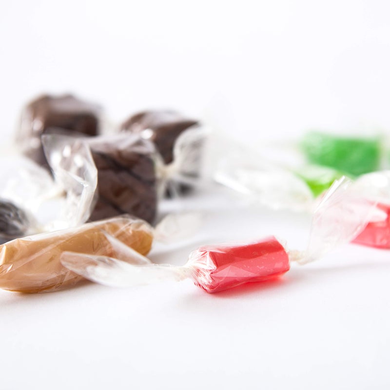 Crinklee Clear Caramel, Candy and Chocolate Wrappers, Natural Cellophane, 1000 Square Sheets, 4.25x4.25 Inches - Image 4
